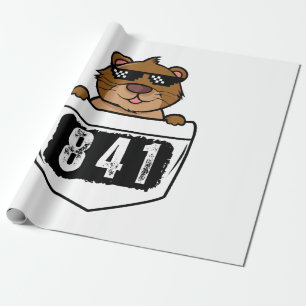 Otter 841  wrapping paper
