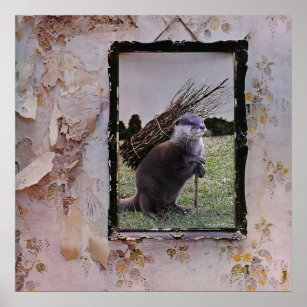 Otter Album Cover Parody Poster