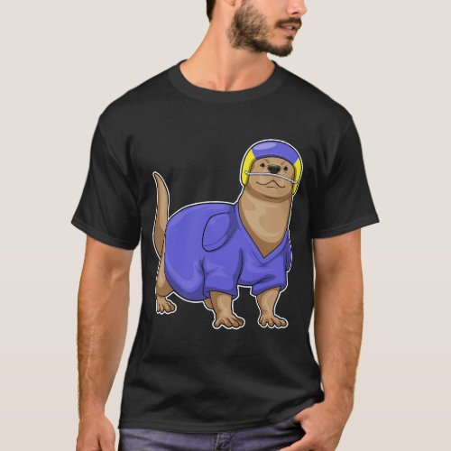 Otter American Football T_Shirt