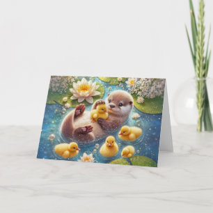 Otter and Friends Card