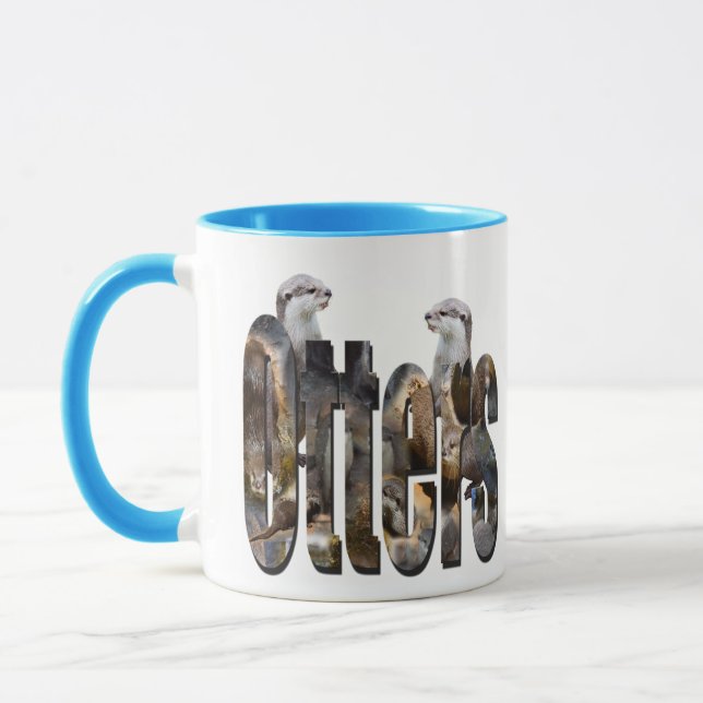 Otter And Otters Logo, Mug (Left)