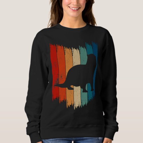 Otter and Sea Otters Vintage Otter Sweatshirt