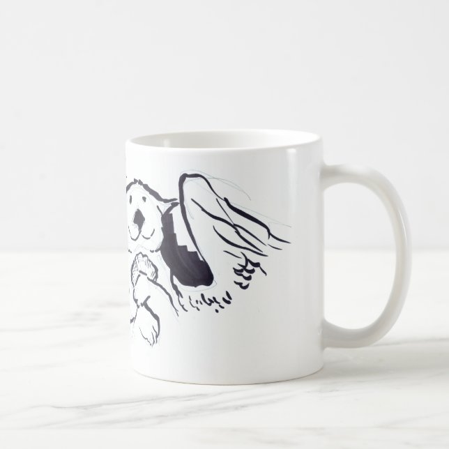 Otter Angel Coffee Mug (Right)