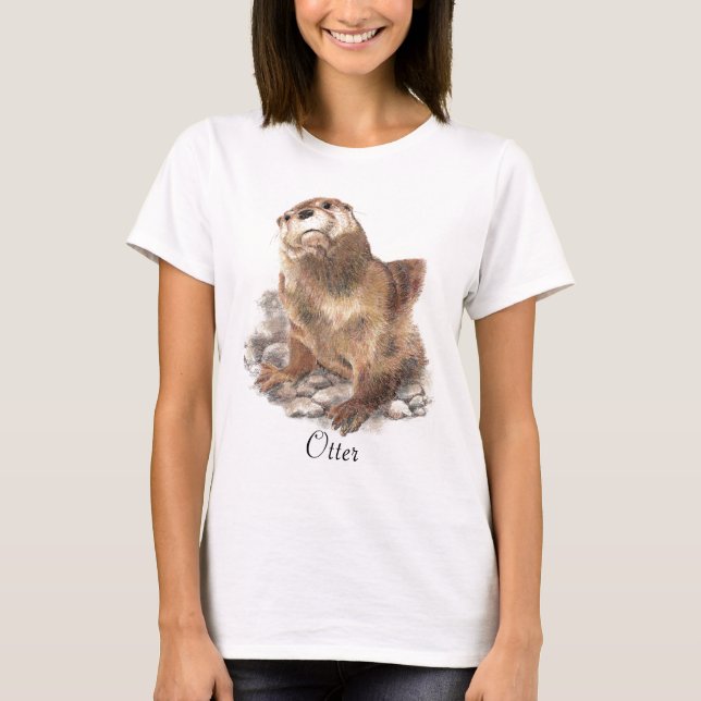 Otter Animal Totem T-Shirt (Front)