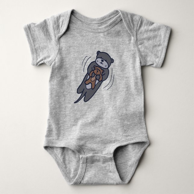 Otter Baby Bodysuit (Front)