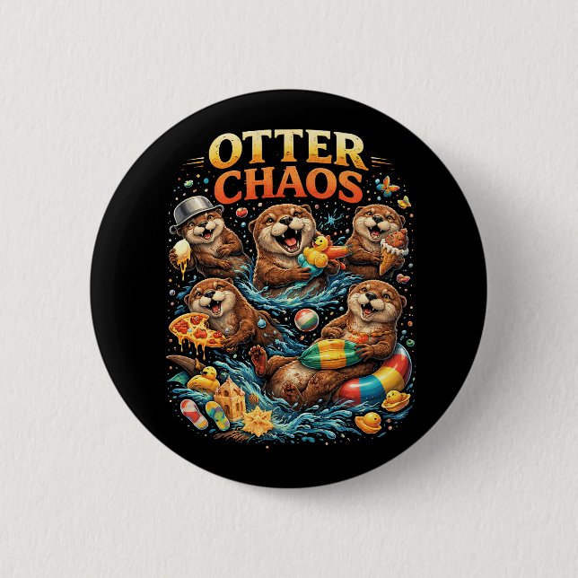 Otter Chaos Button (Front)