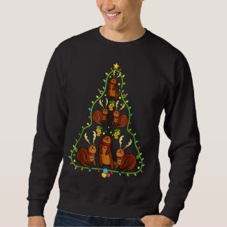 Otter Christmas Free  Xmas Otter Lovers Sweatshirt