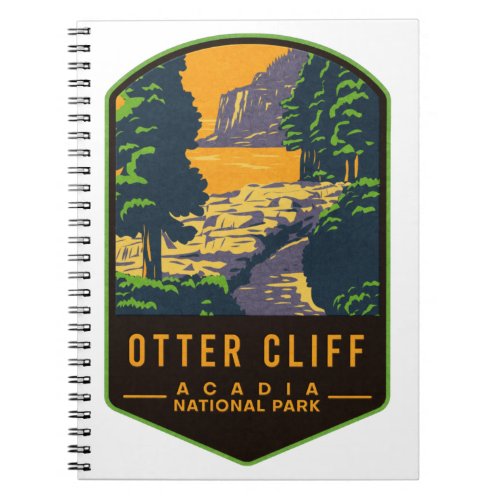 Otter Cliff Acadia National Park Notebook