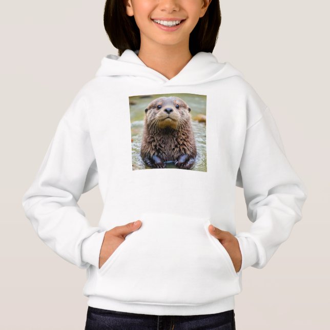 Otter Cuteness  Hoodie (Front)