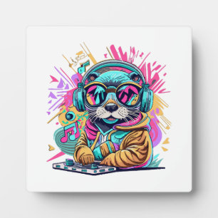 otter Dj 90s vibes Plaque