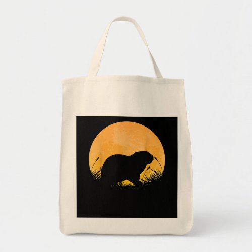 Otter Easy Halloween Outfit Weasel Animal Moon Tote Bag