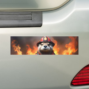 Otter Firefighter, Bumper Sticker