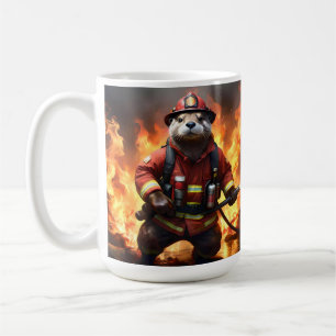 Otter Firefighter, Coffee Mug