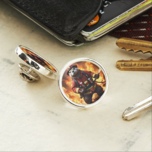 Otter Firefighter, Lapel Pin
