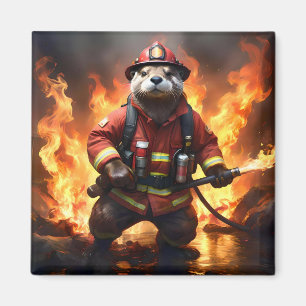 Otter Firefighter, Magnet