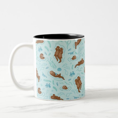 Otter fun Two_Tone coffee mug