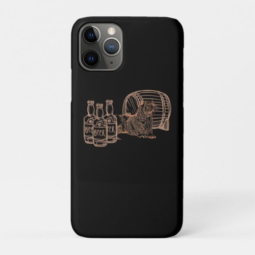Otter Gift  Beer Lover Drinking Drunk Otter iPhone 11 Pro Case