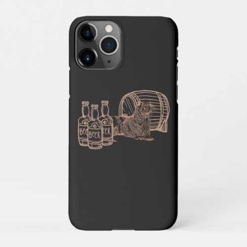 Otter Gift  Beer Lover Drinking Drunk Otter iPhone 11Pro Case