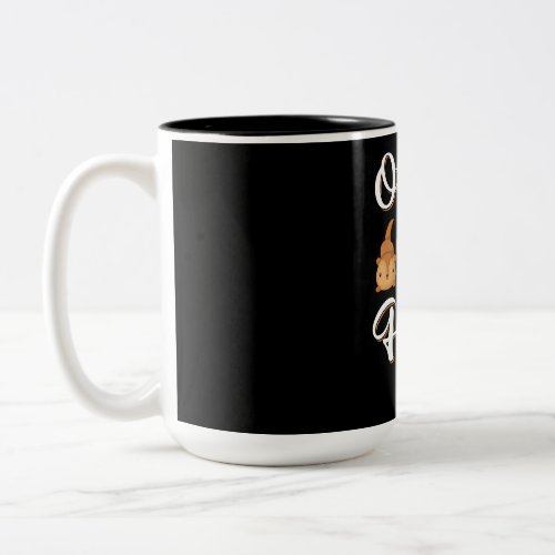 Otter Gift  Otters Make Me Happy Two_Tone Coffee Mug