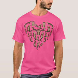 Otter Heart I Cute Otters Hearts Animal Lover I Se T-Shirt