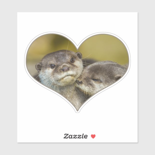 Otter Heart Sticker (Sheet)