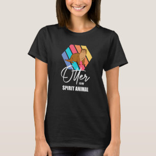 Otter Is My Spirit Animal Vintage Cute Sea Otter T-Shirt