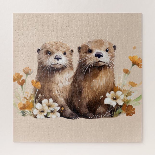 Otter Jigsaw Puzzle (Vertical)