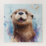 Otter Jigsaw Puzzle<br><div class="desc">Size: 20" x 20" Puzzle with Gift Box, 676 Pieces It's always the small pieces that make the big picture! Turn favorite memories, designs, and quotes into a great game by making your own puzzle. Made of sturdy cardboard and mounted on chipboard, these puzzles are printed in vivid and full...</div>