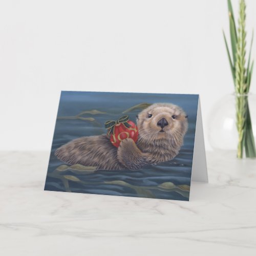 Otter Joy Holiday Card