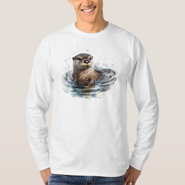Otter Long Sleeve T-Shirt (Front)