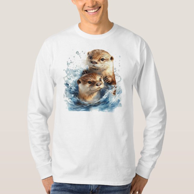Otter Long Sleeve T-Shirt (Front)
