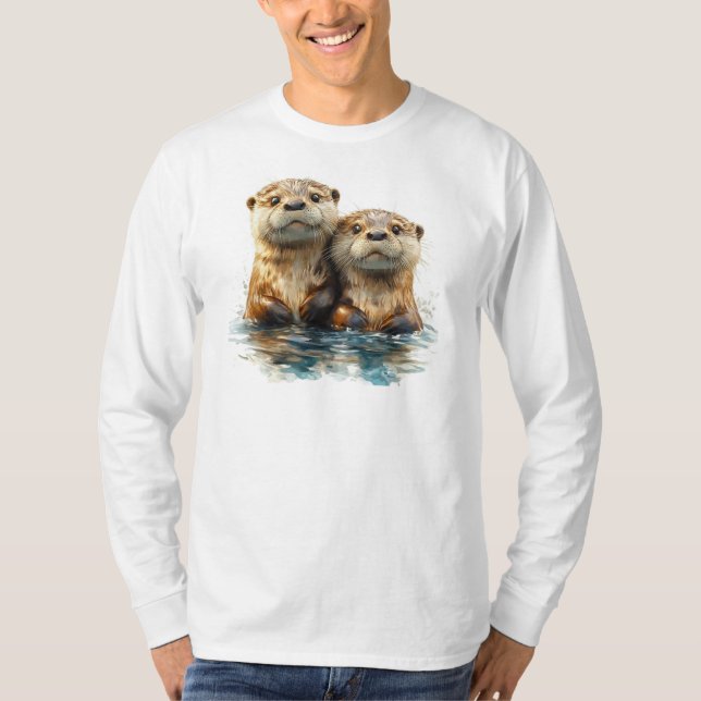 Otter Long Sleeve T-Shirt (Front)