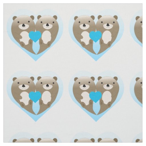 Otter Love Fabric