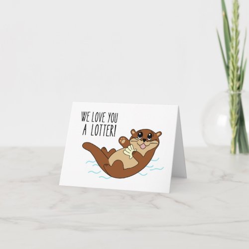 Otter Love Get Well Card