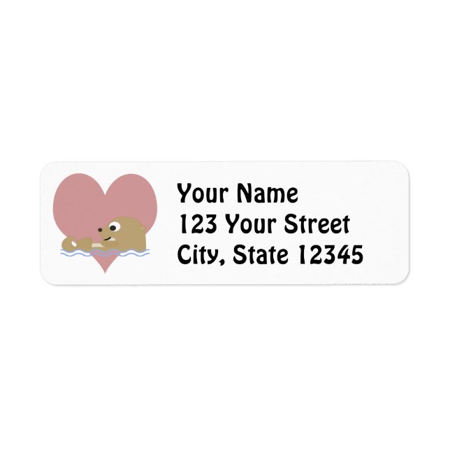 Otter Love Label (Front)