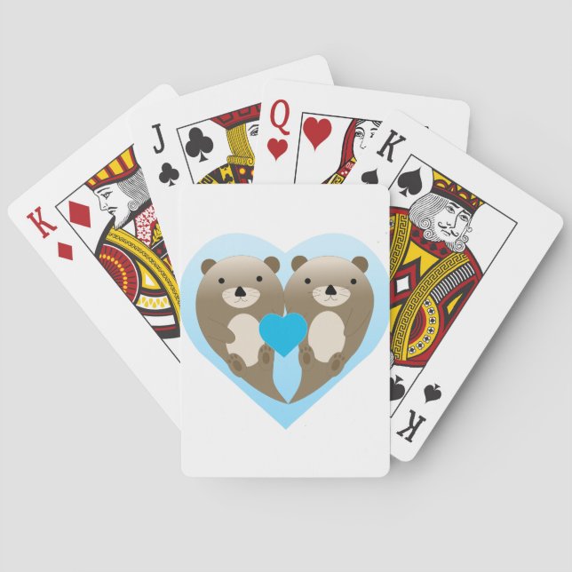 Otter Love Poker Cards (Back)