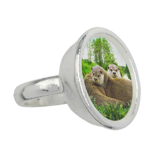 "Otter Love"  Ring (Side)