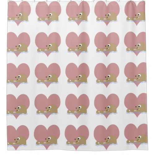 Otter Love Shower Curtain