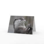 Otter Mastermind Greeting Card