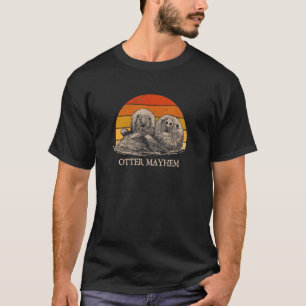 Otter Mayhem Otter Humor Sea Animal T-Shirt