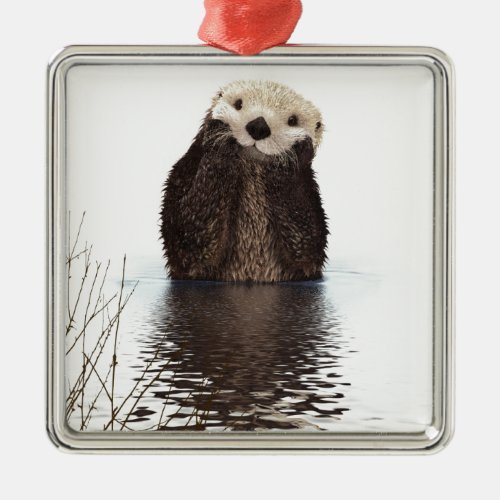 Otter Metal Ornament