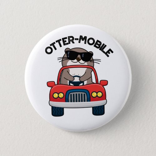 Otter_mobile Funny Animal Car Pun  Button