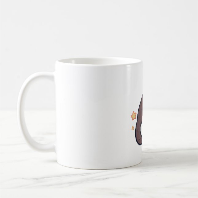 Otter mom Magic Coffee Mug (Left)