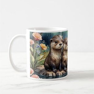 Otter Mug - Family of Otters