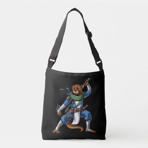 Otter Ninja Samurai Crossbody Bag