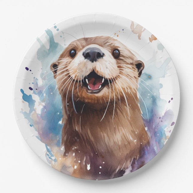 Otter Paper Plates (Front)