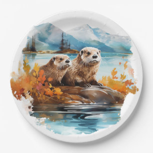 Otter Paper Plates