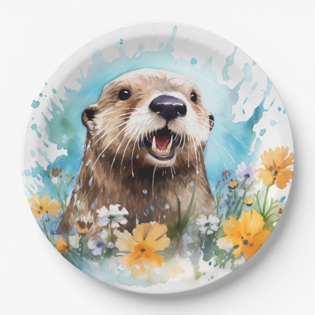 Otter Paper Plates (Front)