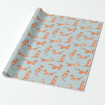 Otter Pattern  Wrapping Paper
