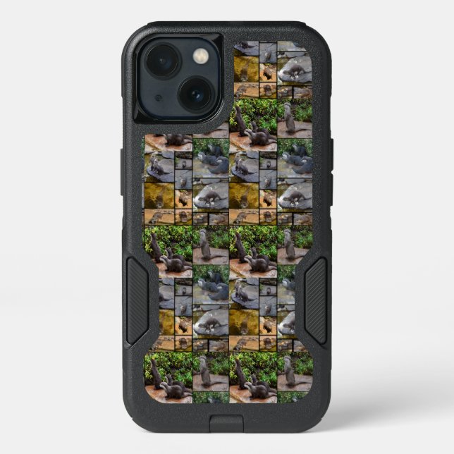 Otter Photo Collage, iPhone 6/6s Defender Case. (Back)
